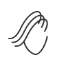ヘアスタイルのイラスト